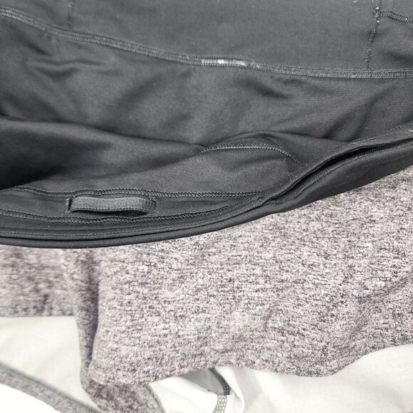Lululemon Speed Up High-Rise Lined Shorts 2.5" Women's Size 10 Black and Gray - Picture 5 of 6